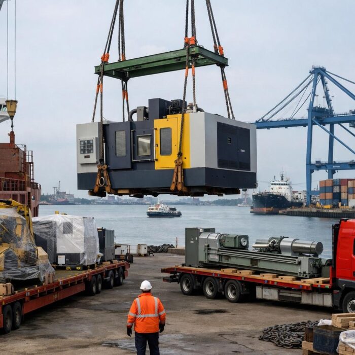 Shipping Machinery from China to the UK