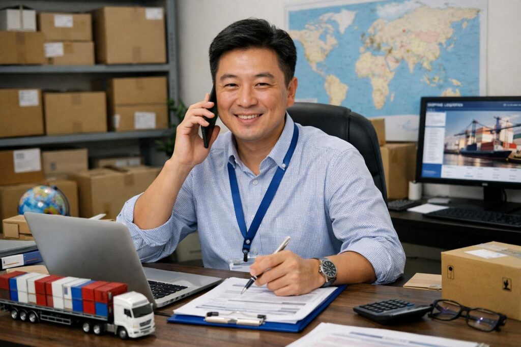 Freight service company for transporting energy storage systems from China