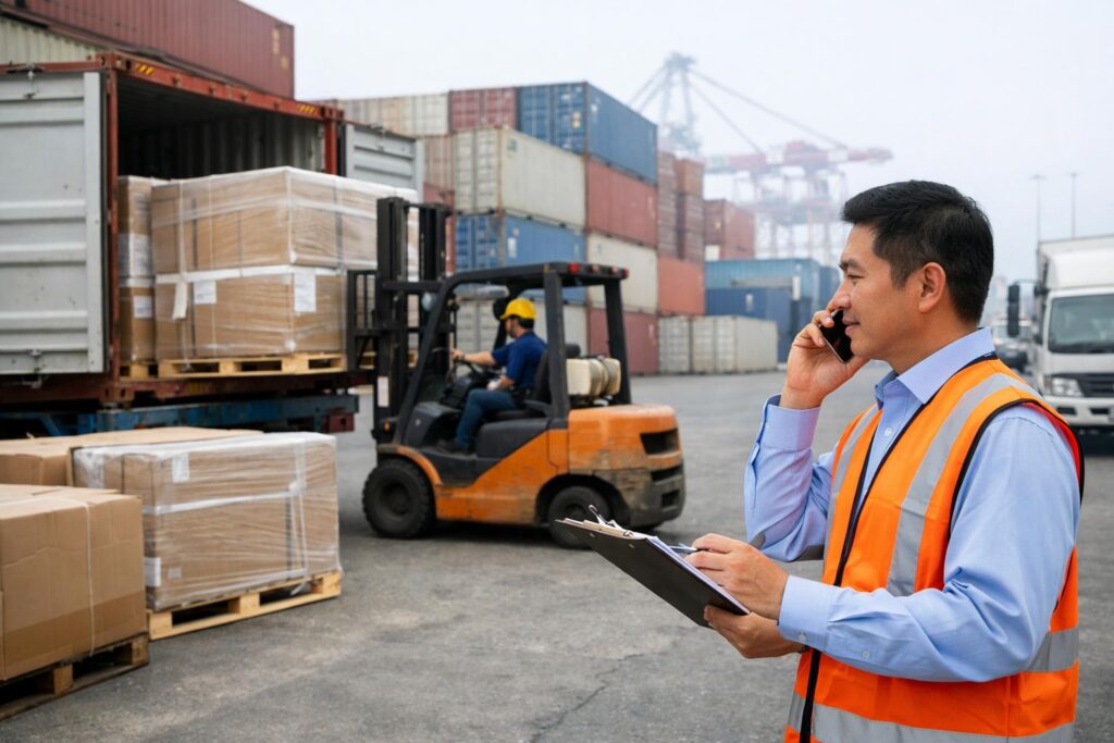 International logistics company that transports from China to kitchen cabinets in the United States