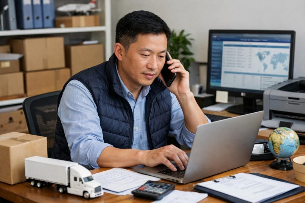 Logistics company and freight forwarding agency for transporting goods from China to Canada