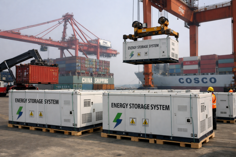 Shipping Energy Storage Systems from China