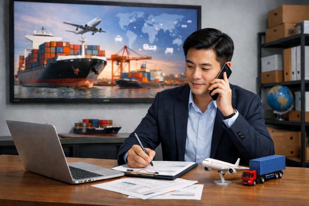 International logistics company freight forwarder for transportation from China to the United States