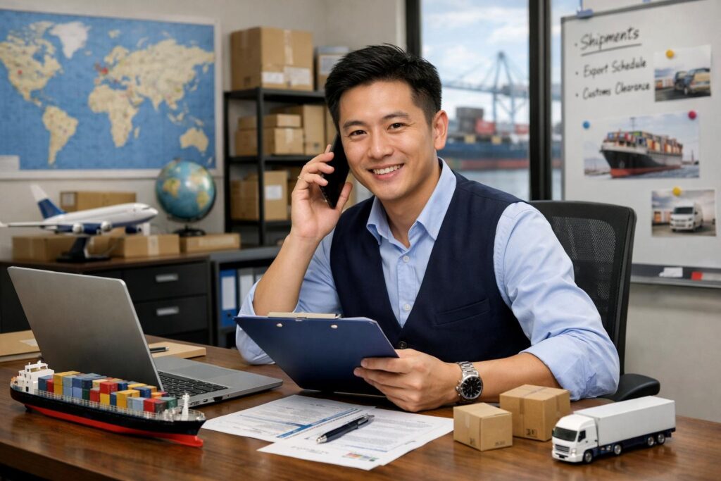 International logistics freight company for transporting switchgear from China