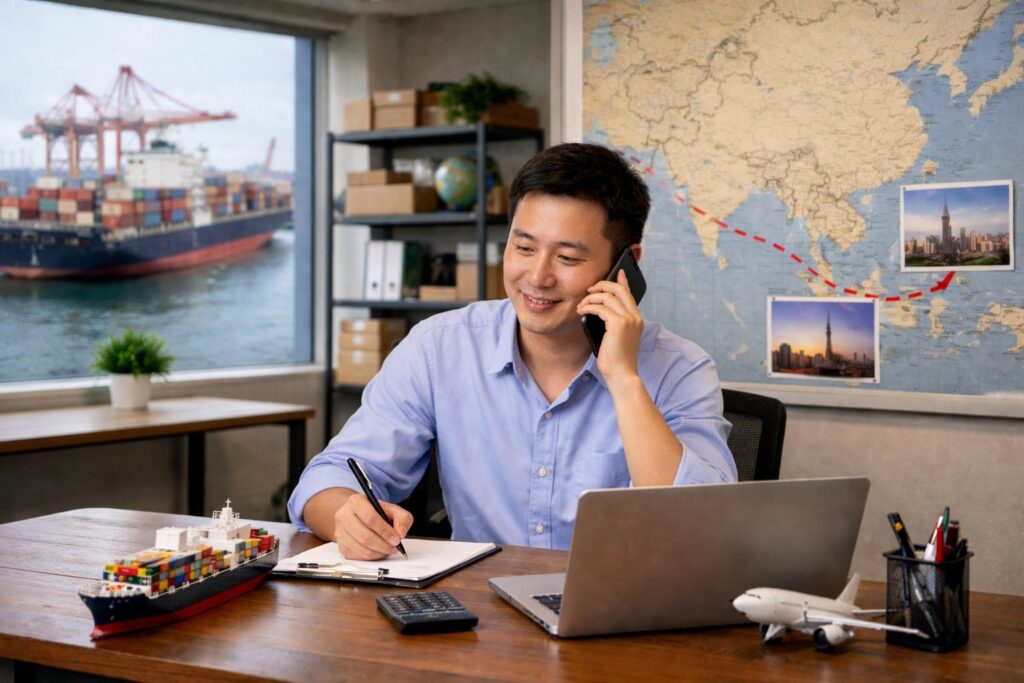 Maritime logistics company and freight forwarder from China to the United Arab Emirates