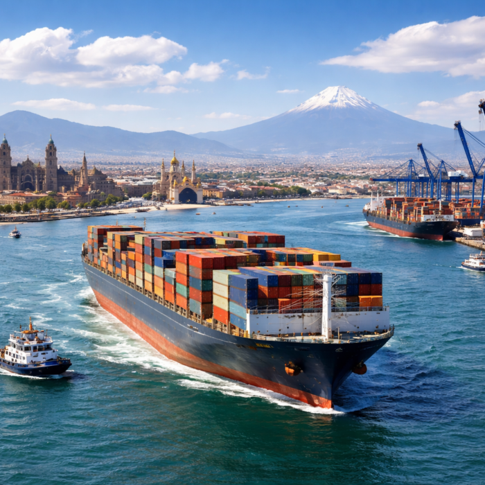 Námořní přeprava z Číny do Mexika – náklady, přepravní doby, clo a průvodce přepravou
