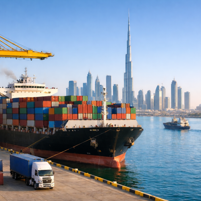 Námořní přeprava z Číny do Spojených arabských emirátů – náklady, doba přepravy, celní odbavení a přepravní řešení