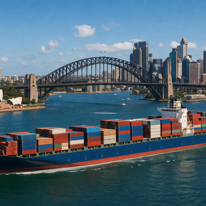 Námořní doprava z Číny do Austrálie