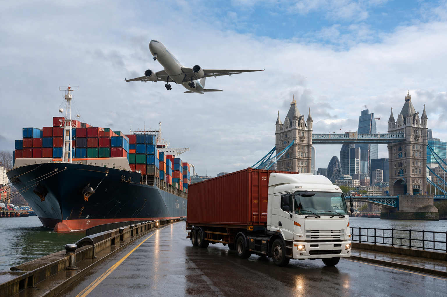 Shipping from China to London