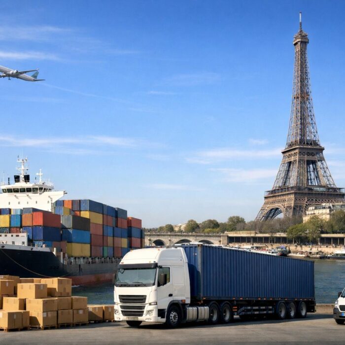 Forsendelse fra Kina til Paris - Pris, transittid og toldvejledning