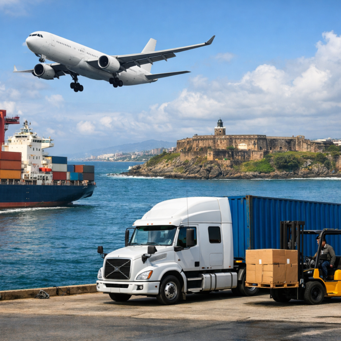 Transport din China către Puerto Rico - Transport aerian, Transport maritim, costuri, timp de tranzit și vămuire