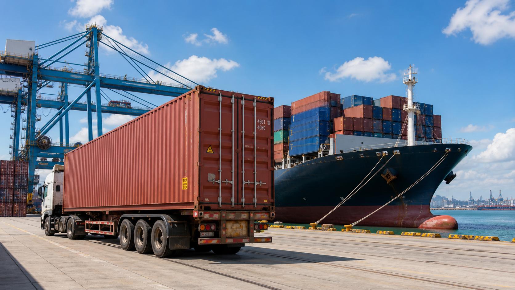 40HQ Shipping from China to the USA-Cost, Transit Time, Routes, and Door-to-Door Guide