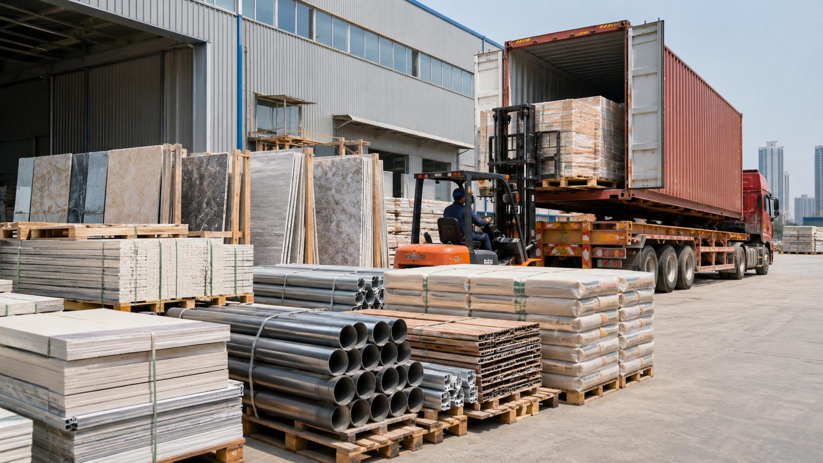 Building Materials Shipping from China