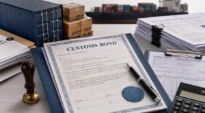 Customs bond document prepared for first-time importers from China