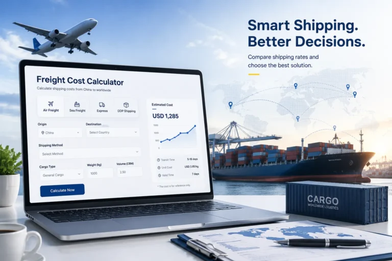 Freight Cost Calculator from China