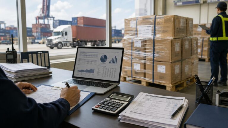 Varo-Prilabora Kotizo MPF por usonaj importadoj el Ĉinio kun doganaj dokumentoj kaj stokeja kargo