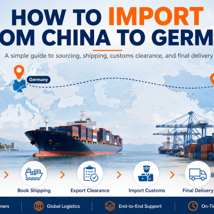 How to import from China to Germany by sea, air, rail, and express shipping