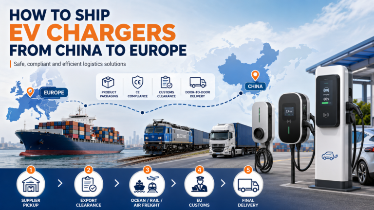 How to Ship EV Chargers from China to Europe-2026 Guide