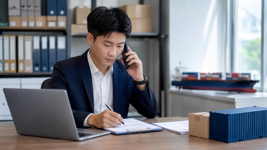 Chinese logistics freight forwarder arranging shipping from China to Duisburg