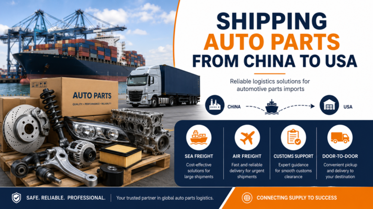 Shipping Auto Parts from China to USA: Costs, Transit Time & Customs Guide