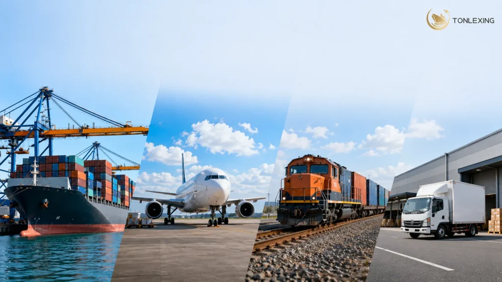 Sea, air, rail and express shipping from China to the Netherlands.