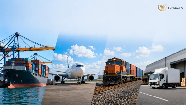 Sea, air, rail and express shipping from China