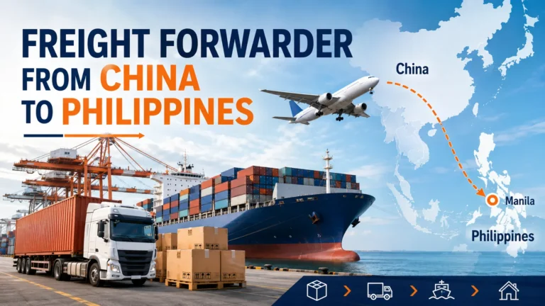 Freight forwarder from China to the Philippines with sea and air shipping services