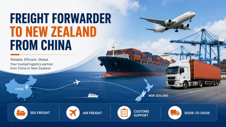 Freight Forwarder to New Zealand from China