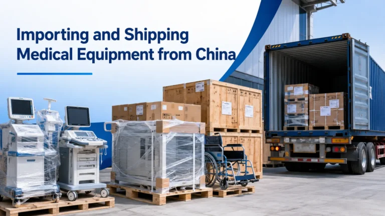 Importing and shipping medical equipment from China by international freight