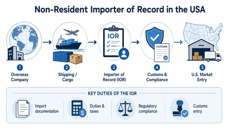 Non-resident importer of record in the USA process and requirements