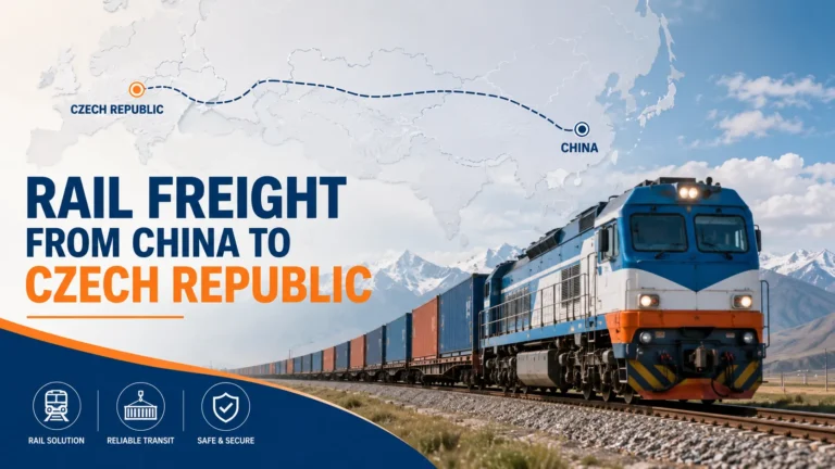 Rail freight from China to Czech Republic via China-Europe Railway Express