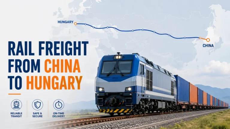 Rail freight from China to Hungary by China-Europe train