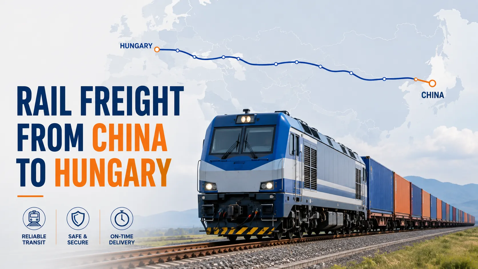 Rail freight from China to Hungary by China-Europe train