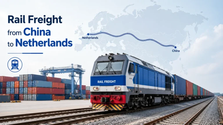 Rail freight from China to Netherlands by China-Europe railway train