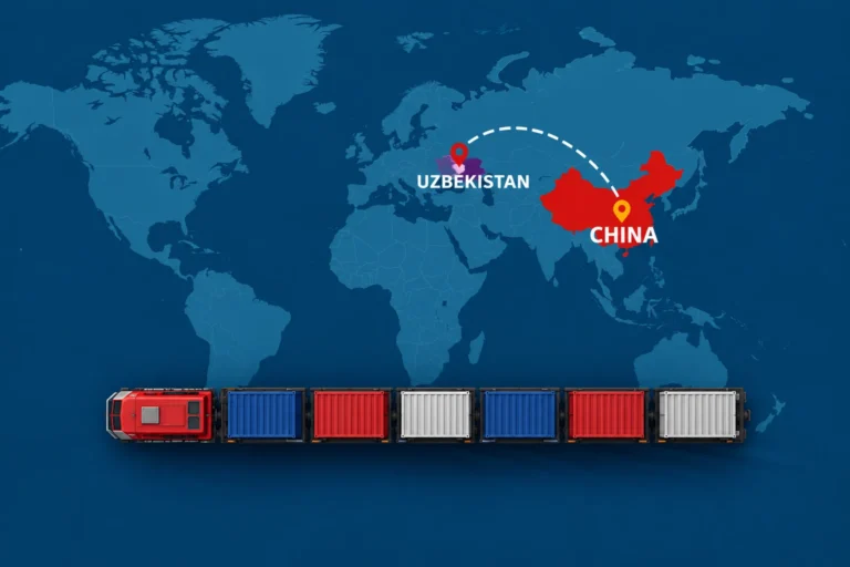 shipping from china to uzbekistan