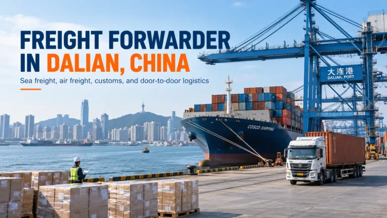 Freight forwarder in Dalian, China with container shipping and port logistics