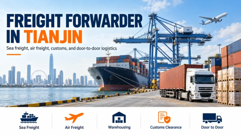 Freight forwarder in Tianjin providing sea freight, air freight, rail transport and customs services