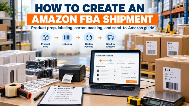 How to Create an Amazon FBA Shipment using Send to Amazon