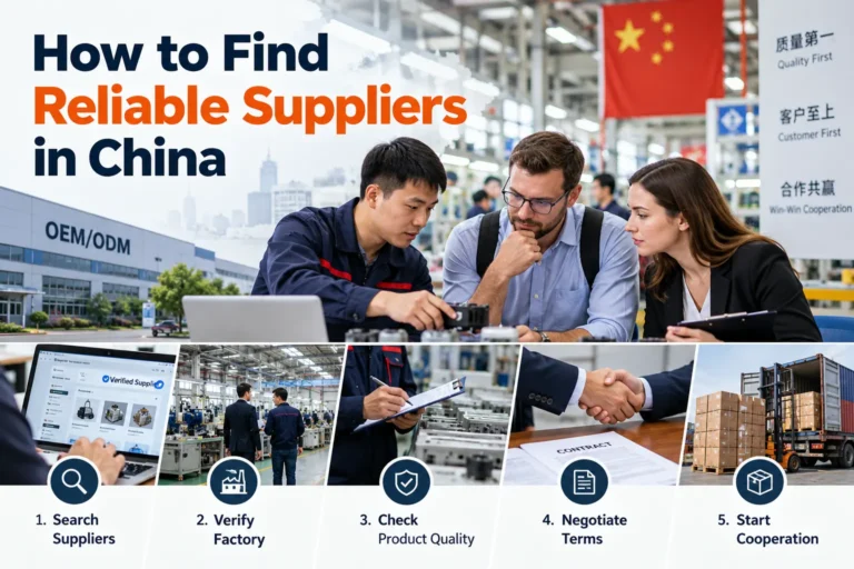 How to find reliable suppliers in China sourcing process