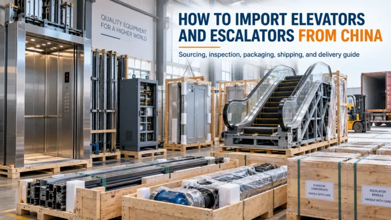 How to import ship elevators and escalators from China