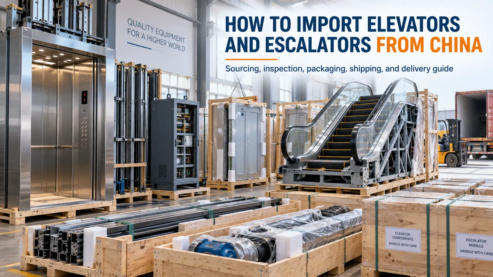 How to import ship elevators and escalators from China