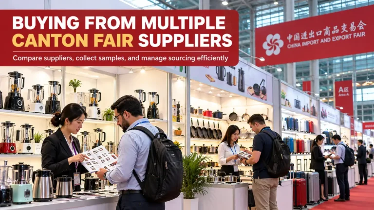 Buying from Multiple Canton Fair Suppliers: Complete Guide
