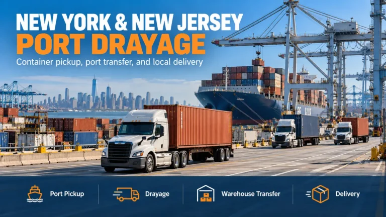 New York & New Jersey Port Drayage Services